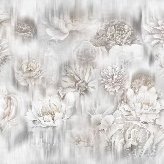Peonies in the haze
